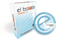 caja y pantallas del programa el boletn